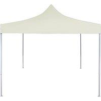 Berkfield Home Professional Folding Party Tent 2x2 m Steel Cream in Beige