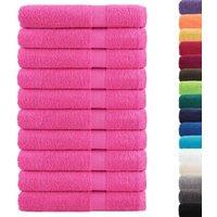 Berkfield Home Premium Towels SOLUND 10 pcs Pink 100x200 cm 600 gsm