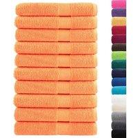 Berkfield Home Premium Towels SOLUND 10 pcs Orange 100x200 cm 600 gsm