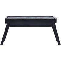 Berkfield Home Portable Camping BBQ Grill Steel 60x22.5x33 cm in Black