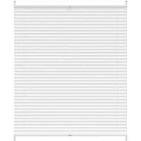 Berkfield Home Plisse Blind 110x125cm White Pleated Blind | Size: 110x125 cm