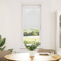 Berkfield Home Pleated Blind White 50x150 cm Fabric Width 49.4 cm Polyester