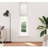 Berkfield Home Pleated Blind White 45x200 cm Fabric Width 44.4 cm Polyester