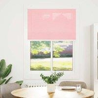Berkfield Home Pleated Blind Pink 100x100 cm Fabric Width 99.4 cm Polyester