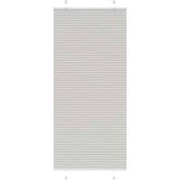 Berkfield Home Pleated Blind Light Grey 95x200 cm Fabric Width 94.4 cm Polyester