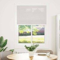 Berkfield Home Pleated Blind Light Grey 90x100 cm Fabric Width 89.4 cm Polyester