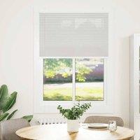 Berkfield Home Pleated Blind Light Grey 85x100 cm Fabric Width 84.4 cm Polyester