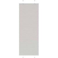 Berkfield Home Pleated Blind Light Grey 80x200 cm Fabric Width 79.4 cm Polyester