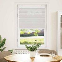 Berkfield Home Pleated Blind Light Grey 80x100 cm Fabric Width 79.4 cm Polyester