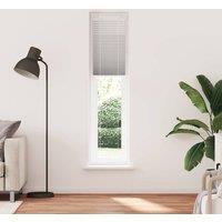 Berkfield Home Pleated Blind Light Grey 40x200 cm Fabric Width 39.4 cm Polyester