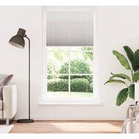 Berkfield Home Pleated Blind Light Grey 110x200 cm Fabric Width 109.4 cm Polyester