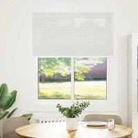 Berkfield Home Pleated Blind Light Grey 105x100 cm Fabric Width 104.4 cm Polyester