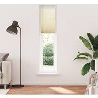Berkfield Home Pleated Blind Cream 50x200 cm Fabric Width 49.4 cm Polyester