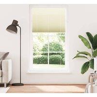 Berkfield Home Pleated Blind Cream 105x200 cm Fabric Width 104.4 cm Polyester