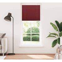 Berkfield Home Pleated Blind Bordeaux Red 95x200 cm Fabric Width 94.4 cm Polyester