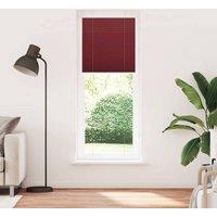 Berkfield Home Pleated Blind Bordeaux Red 75x200 cm Fabric Width 74.4 cm Polyester
