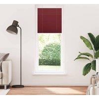 Berkfield Home Pleated Blind Bordeaux Red 70x200 cm Fabric Width 69.4 cm Polyester