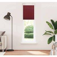Berkfield Home Pleated Blind Bordeaux Red 60x200 cm Fabric Width 59.4 cm Polyester