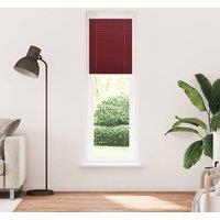 Berkfield Home Pleated Blind Bordeaux Red 55x200 cm Fabric Width 54.4 cm Polyester