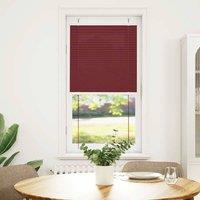Berkfield Home Pleated Blind Bordeaux Red 55x100 cm Fabric Width 54.4 cm Polyester