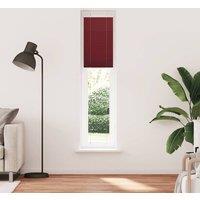 Berkfield Home Pleated Blind Bordeaux Red 45x200 cm Fabric Width 44.4 cm Polyester