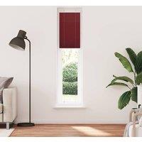 Berkfield Home Pleated Blind Bordeaux Red 40x200 cm Fabric Width 39.4 cm Polyester