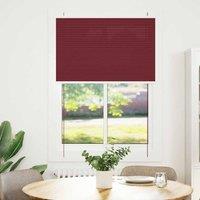 Berkfield Home Pleated Blind Bordeaux Red 100x150 cm Fabric Width 99.4 cm Polyester