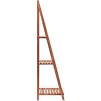Berkfield Home Plant Stand Cedar Wood 45x40x145 cm in Brown | Size: 45 x 40 x 145 cm