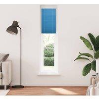 Berkfield Home Pleated Blind Blue 45x200 cm Fabric Width 44.4 cm Polyester