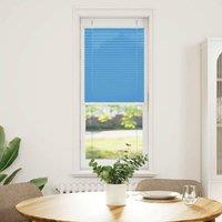 Berkfield Home Pleated Blind Blue 40x100 cm Fabric Width 39.4 cm Polyester