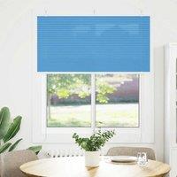 Berkfield Home Pleated Blind Blue 120x100 cm Fabric Width 119.4 cm Polyester