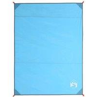 Berkfield Home Picnic Blanket with Pegs Blue 205x155 cm