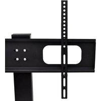 Berkfield Home Pedestal TV Stand for 37-55 Inch Screen Max VESA 600x400 mm 40kg in Black