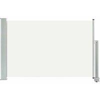Berkfield Home Patio Retractable Side Awning 60x300 cm Cream in Beige