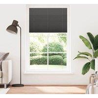 Berkfield Home Pleated Blind Black 115x200 cm Fabric Width 114.4 cm Polyester
