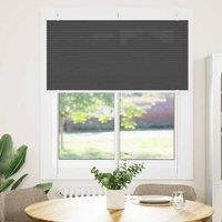 Berkfield Home Pleated Blind Black 115x150 cm Fabric Width 114.4 cm Polyester