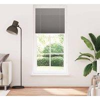 Berkfield Home Pleated Blind Anthracite 100x200 cm Fabric Width 99.4 cm Polyester in Black