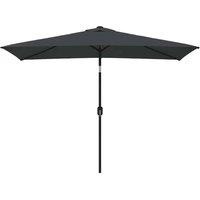 Berkfield Home Outdoor Parasol with Metal Pole 300x200 cm Anthracite in Black