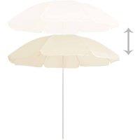 Berkfield Home Outdoor Parasol with Steel Pole Sand 180 cm in Beige