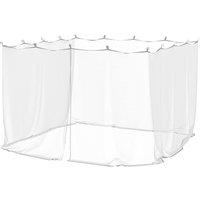Berkfield Home Mosquito Net for Indoor Outdoor 156 Mesh White 300x300x200 cm | Size: 300 x 300 x 200 cm