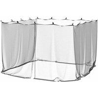 Berkfield Home Mosquito Net for Indoor Outdoor 156 Mesh Black 300x300x200 cm | Size: 300 x 300 x 200 cm