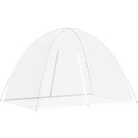 Berkfield Home Mosquito Net Mongolia with Doors 220 Mesh White 200x150x140 cm | Size: 200 x 150 x 140 cm