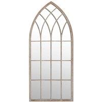 Berkfield Home Mirror Sand 70x30 cm Iron for Indoor Use in Cream
