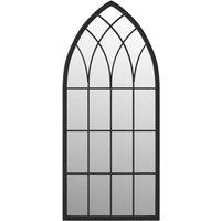 Berkfield Home Mirror Black 70x30 cm Iron for Indoor Use
