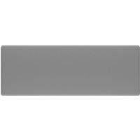 Berkfield Home Luxury Basin Overflow Square Matt Light Grey 41x41 cm Ceramic