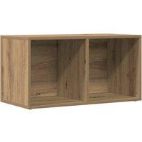 Berkfield Home LP Storage Box Artisan Oak 69.5x34x36 cm Engineered Wood in Brown