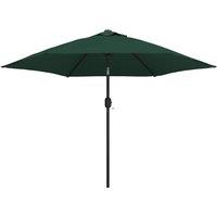 Berkfield Home LED Cantilever Umbrella 3 m Green