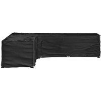 Berkfield Home L-Shaped Garden Furniture Cover 20 Eyelets 300x300x70 cm in Black | Size: 300 x 300 x 70 cm