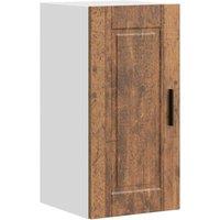 Berkfield Home Kitchen Wall Cabinet Porto Old Wood Engineered Wood in Brown