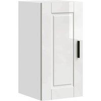 Berkfield Home Kitchen Wall Cabinet Porto High Gloss White Engineered Wood